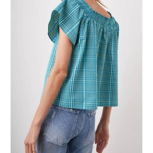 NWT - RAILS Sonora Top in Augusta Mini Check - Size M - Picture 2 of 6